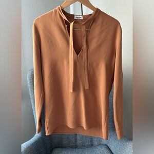 Ah Jour le Jour Made in Italy Terracotta Blouse